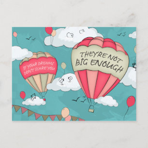 Cartão Postal Grandes sonhos