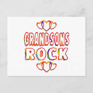 Cartão Postal Grandsons Rock