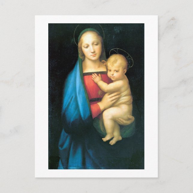 Cartão Postal Granduca Madonna, Raphael (Frente)