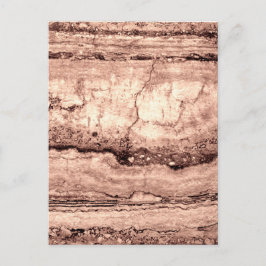 Cartão Postal Granito laranja moderno e castanho-bege