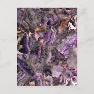 Cartão Postal granito mármico de quartzo abstrato roxo