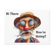 Granpa dizendo Oi e perguntando como está indo? Ed