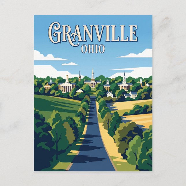 Cartão Postal Granville EUA (Frente)