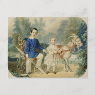 Cartão Postal Grão-Duque Alexandre e Grão-Duque Alexey