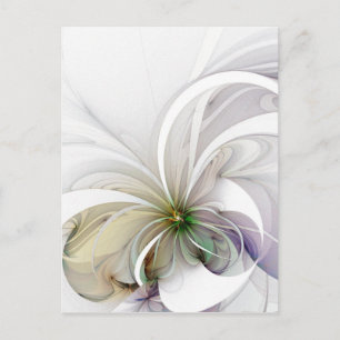 Cartão Postal Graphic Design Flower Postcard