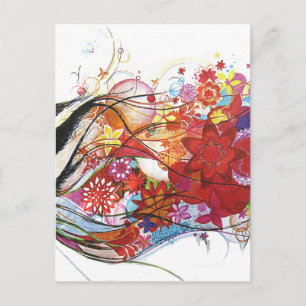 Cartão Postal Graphic Sparrow