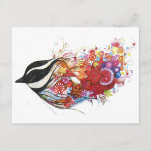 Cartão Postal Graphic Sparrow