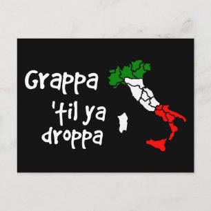 Cartão Postal Grappa Até Você Cair