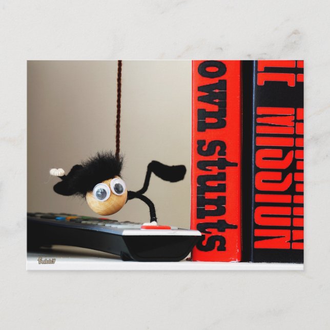 Cartão Postal Grappige close up van 'Mission Impossible' Fubby (Frente)