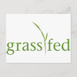Cartão Postal Grass Fed