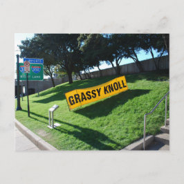 Cartão Postal Grassy Knoll em Dealey Plaza