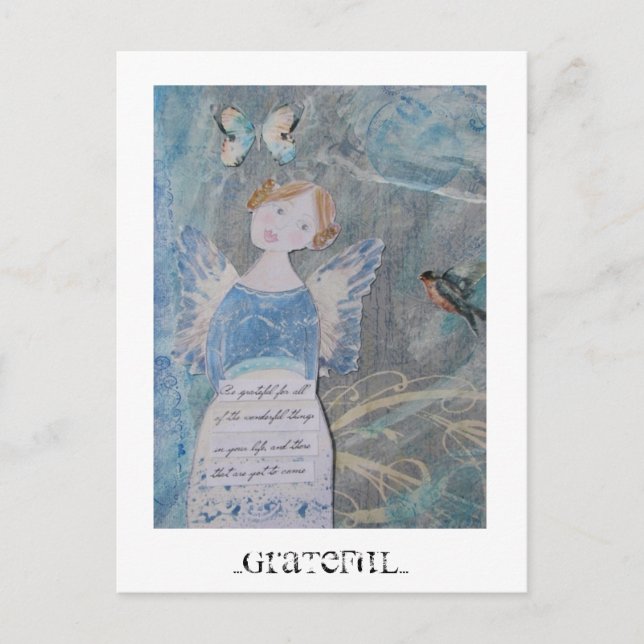 Cartão Postal Grateful (Frente)