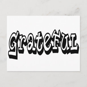 Cartão Postal Grateful