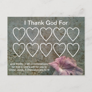 Cartão Postal Grateful Christian Cards