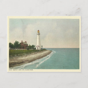 Cartão Postal Gratiot Light Michigan