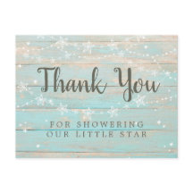 Gratosidão Estrelas de Corda Grão de Madeira Rústi