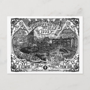 Cartão Postal Grau de Posto Grand Rapids 1999