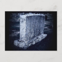 Cartão postal Gravestone Personalizável