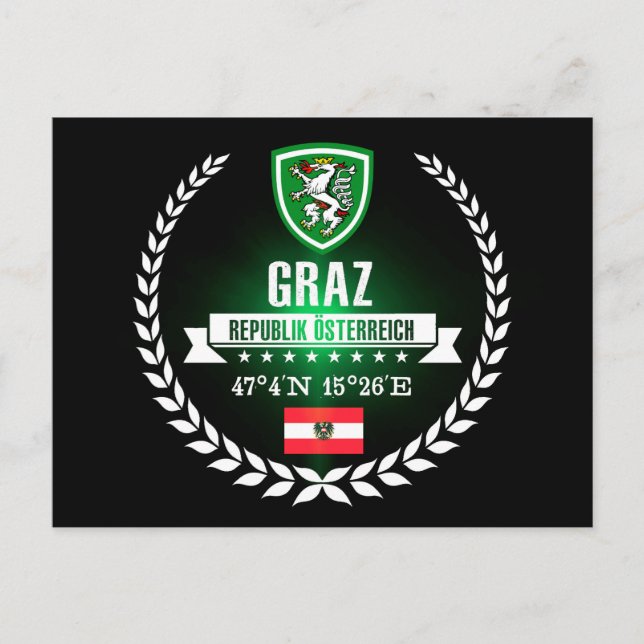 Cartão Postal Graz (Frente)