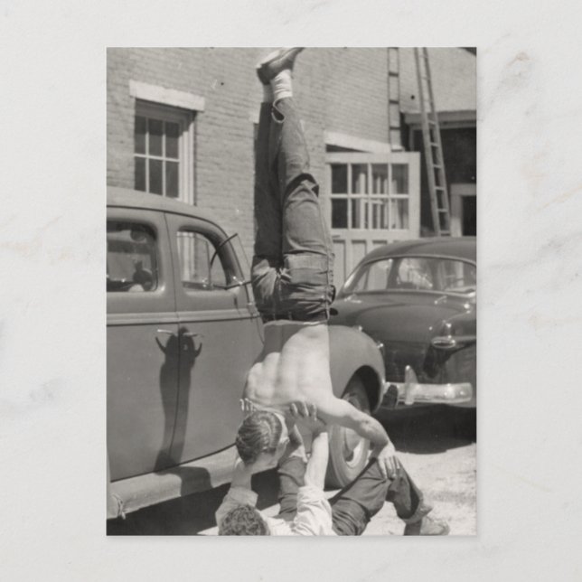 Cartão Postal Greaser Gymnasts (Frente)