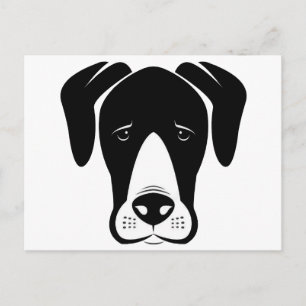 Cartão Postal Great Danes manto