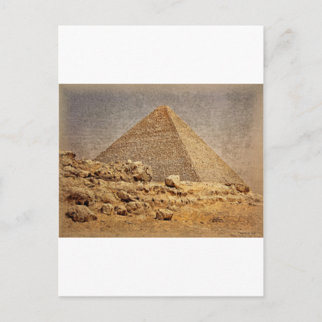 Cartão Postal Great Pyramid of Khufu (Frente)
