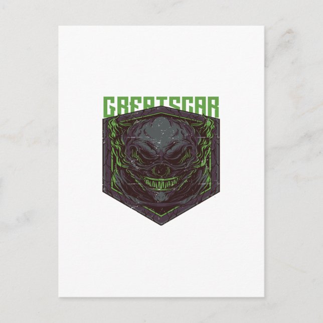 CARTÃO POSTAL GREAT SCAR (Frente)