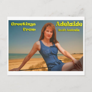 Cartão Postal Greatings de Adelaide