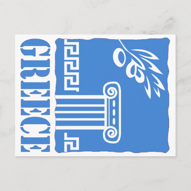 Cartão Postal Grécia (Frente)