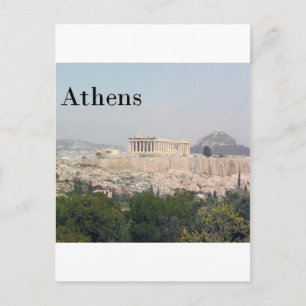 Cartão Postal Grécia Atenas Acrópole