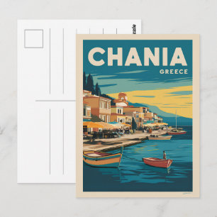 Cartão Postal Grécia Chania... presentes para lembranças
