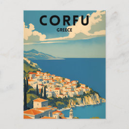 Cartão Postal Grécia Corfu