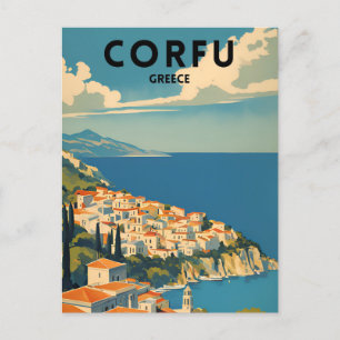 Cartão Postal Grécia Corfu