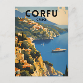 Cartão Postal Grécia Corfu
