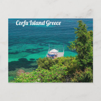 Cartão Postal Grécia da Ilha Corfu