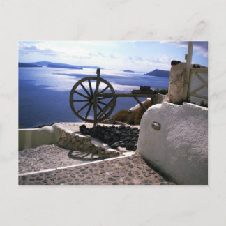 Cartão Postal Grécia da ilha Santorini