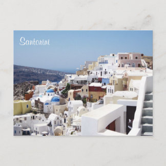 Cartão Postal Grécia da ilha Santorini