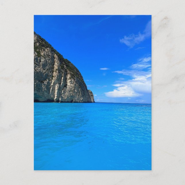 Cartão Postal Grécia de Cavernas Zakynthos (Frente)