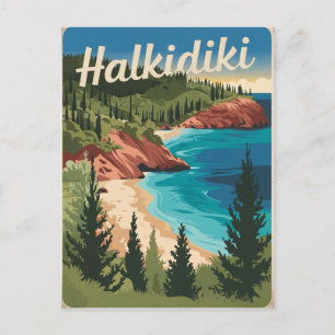 Cartão Postal Grécia de Halkidiki