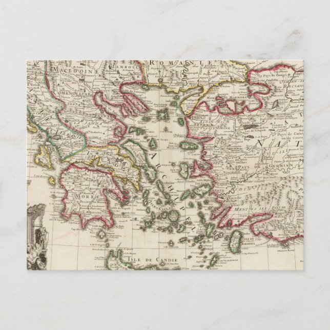 Cartão Postal Grécia e Turquia (Frente)