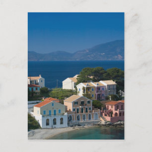 Cartão Postal GRÉCIA, Ilhas Jônicas, KEFALONIA, Assos: