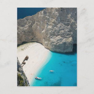 Cartão Postal GRÉCIA, Ilhas Jônicas, ZAKYNTHOS, NAUFRÁGIO