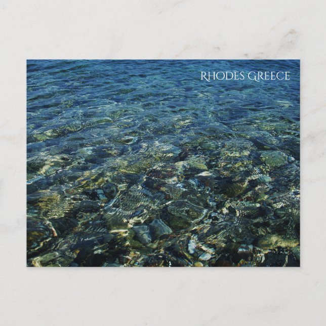 Cartão Postal Grécia Rodes (Frente)