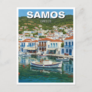 Cartão Postal Grécia Samos