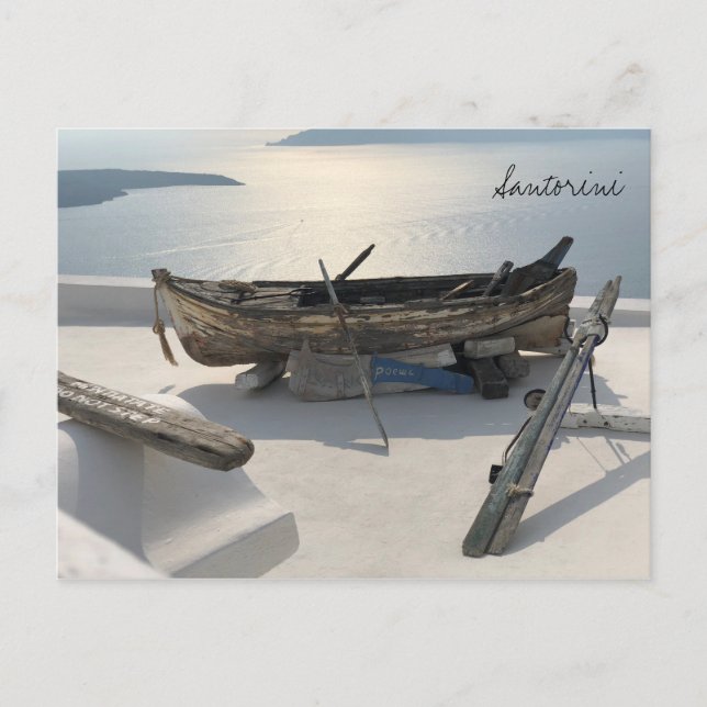 Cartão Postal Grécia Santorini (Frente)