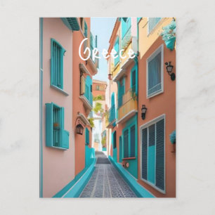 Cartão Postal Grécia Santorini