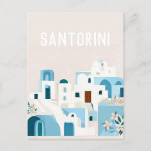Cartão Postal grécia Santorini