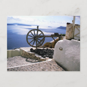 Cartão Postal Grécia Santorini Colette Guggenheim