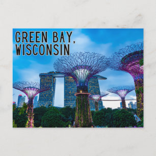 Cartão postal Green Bay Wisconsin Viagem Souvenir