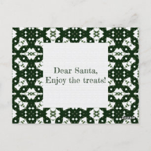 Cartão Postal Green Garland Natal